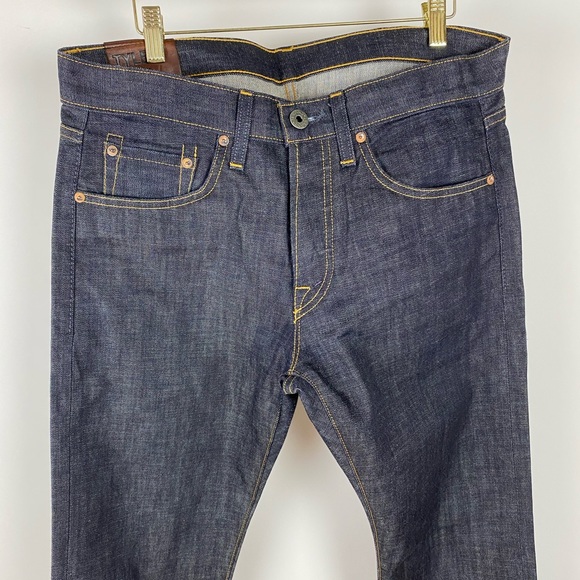 J Brand Raw Selvedge Denim Slim Fit Jeans Tyler 32 - Picture 7 of 11